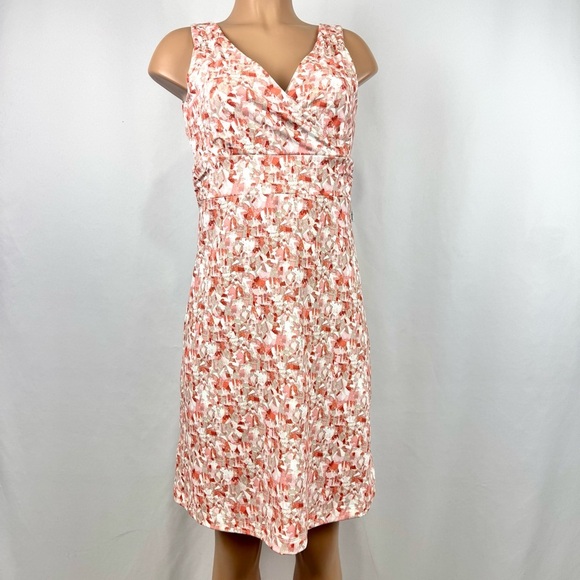 Eddie Bauer Dresses & Skirts - Eddie Bauer Womens Sz S Athletic Outdoor Sleeveless Stretch Mini Dress Coral Tan